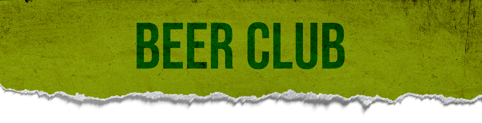Beer Club Page Header