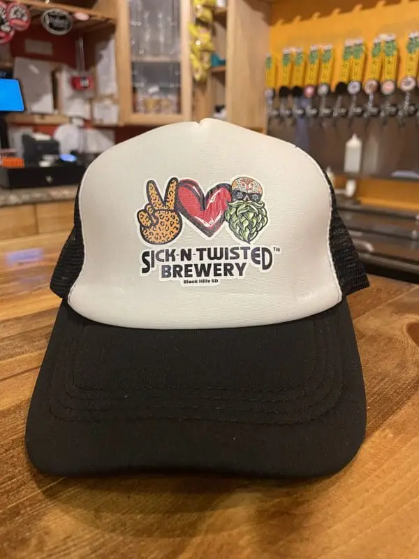 Peace and Love Hat Front