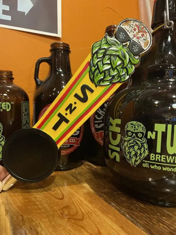 Sick N Twisted Tap Handle