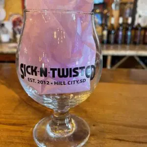 Sick N Twisted 12oz Belgian Glass