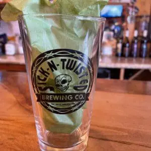 Sick N Twisted 18oz Tossware Beer Glass