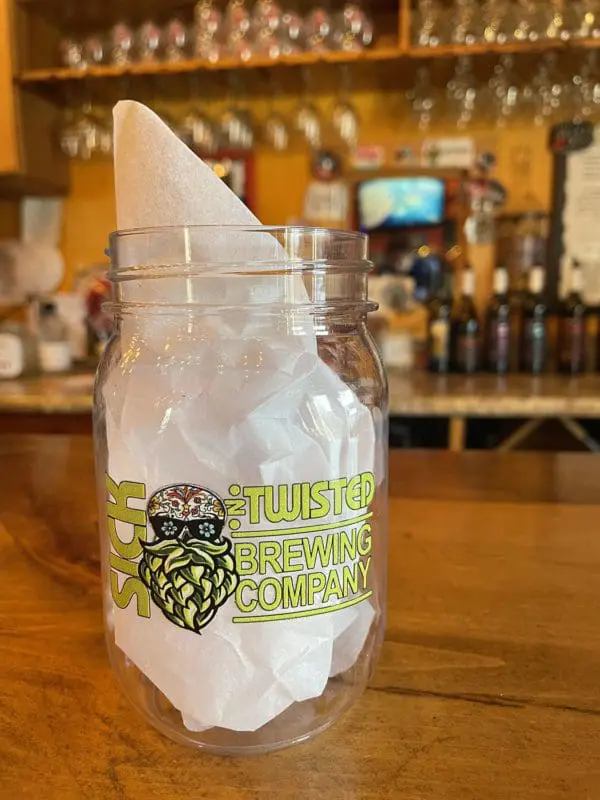 Sick N Twisted Tossware Jar