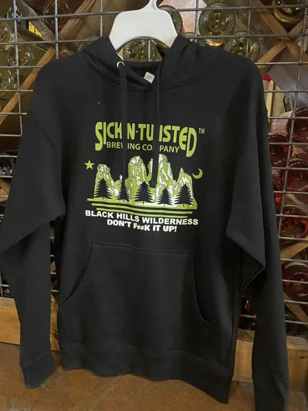 Don’t F##k It Up! Midweight Hoody Front In Black