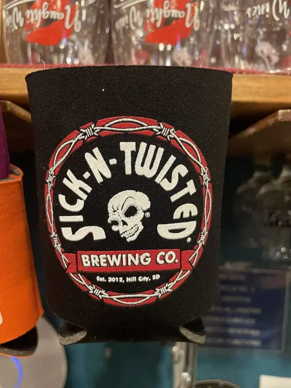 Sick N Twisted Original Black Koozie