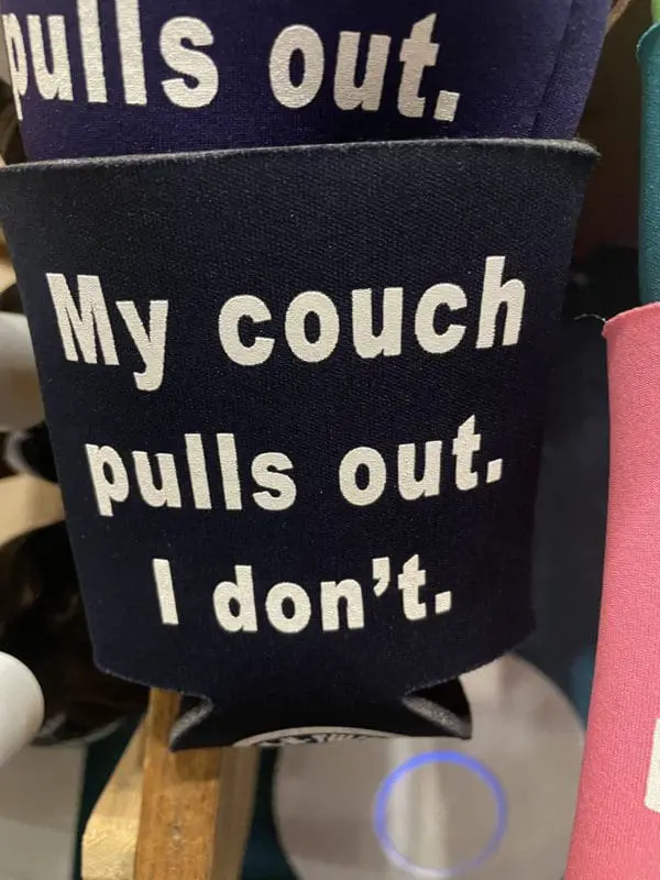 My Couch Pulls Out Koozie
