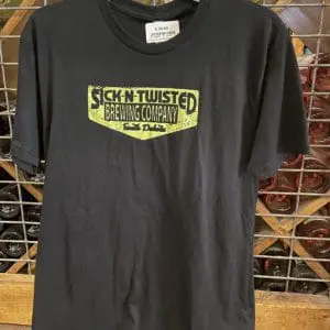 Beard Skull T-Shirt Front in Black