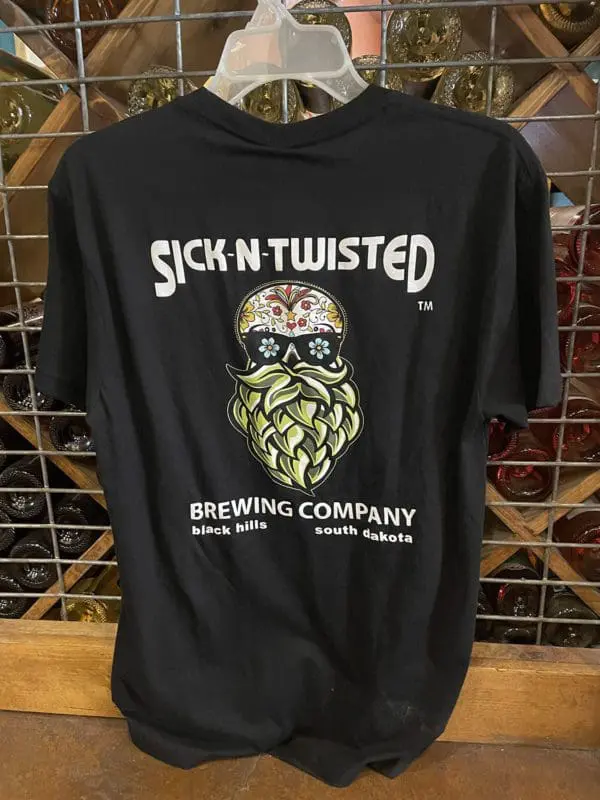 Beard Skull T-Shirt Back in Black