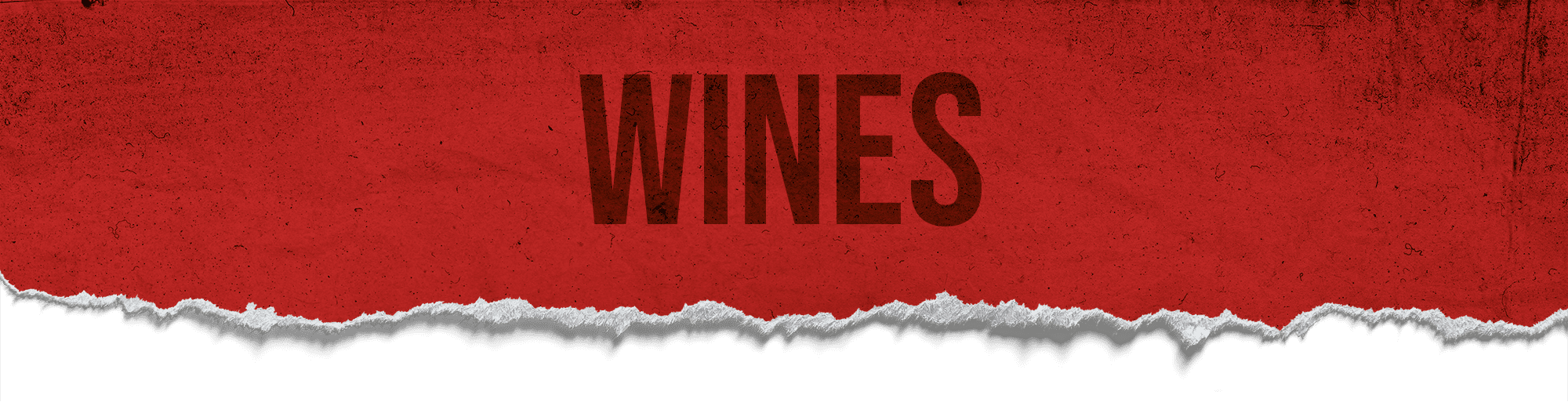 Wines Page Header