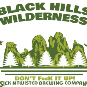 black hills wilderness don't f**k it up! logo