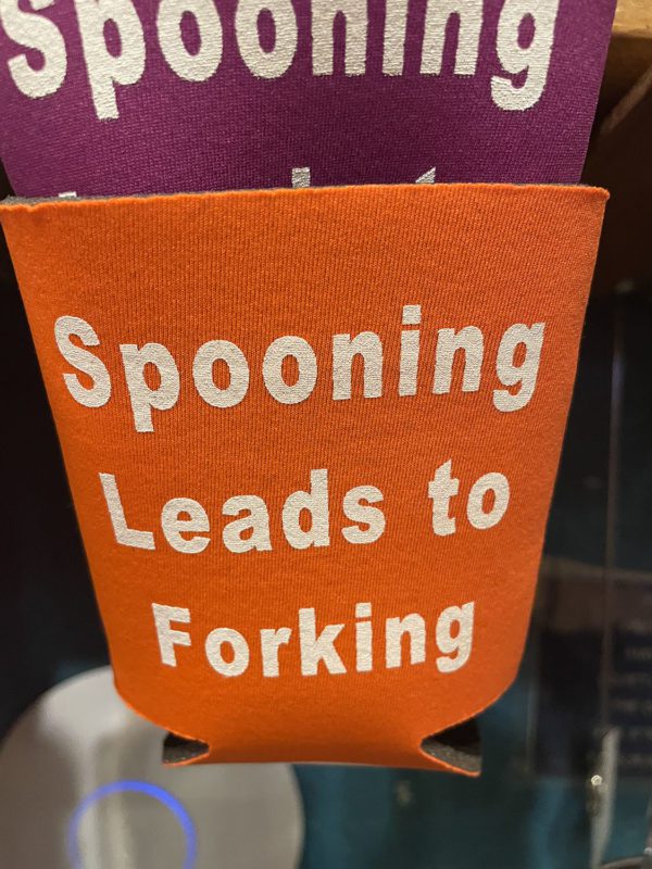 Spooning Leads To Forking Koozie